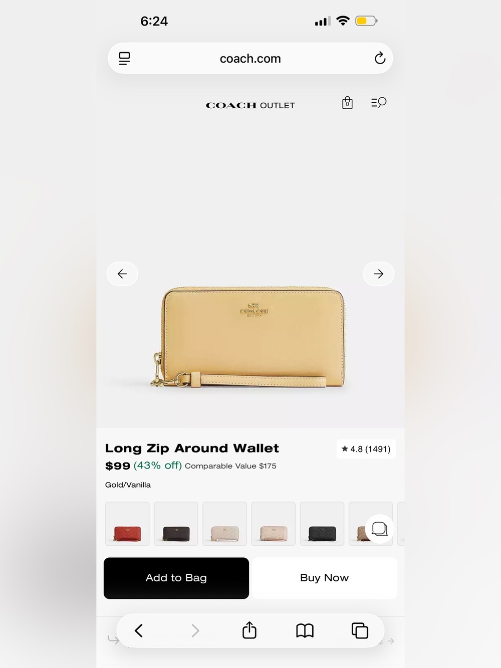 Coach Women’s Wallet - Picture 4 of 5